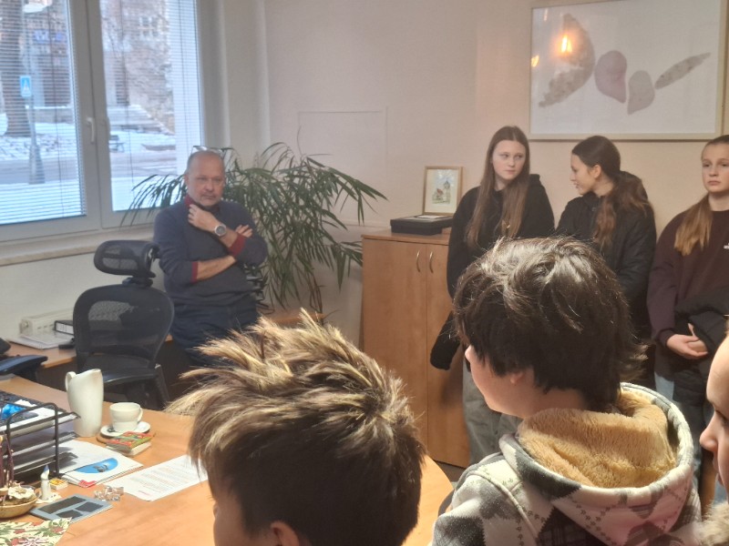 Šesťáci na Městském úřadě v Litomyšli Šesťáci na Městském úřadě v Litomyšli