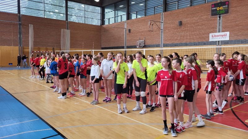 Druhé místo v přehazované Druhé místo v přehazované