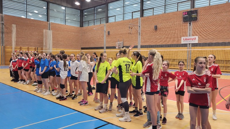 Druhé místo v přehazované Druhé místo v přehazované