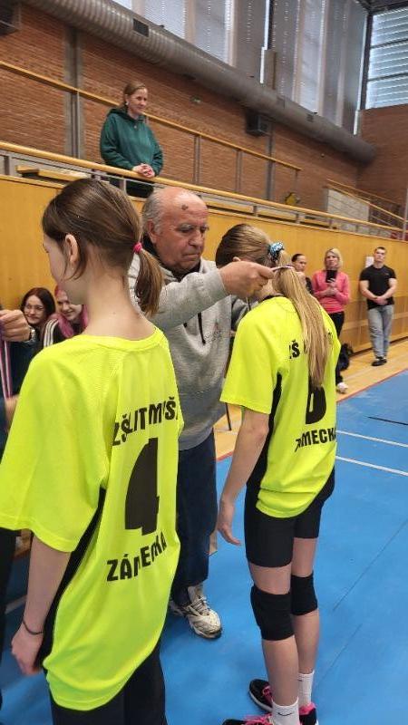 Druhé místo v přehazované Druhé místo v přehazované