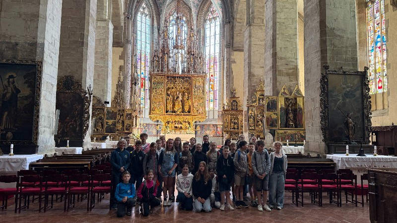 Návštěva partnerské školy Štefana Kluberta v Levoči Návštěva partnerské školy Štefana Kluberta v Levoči