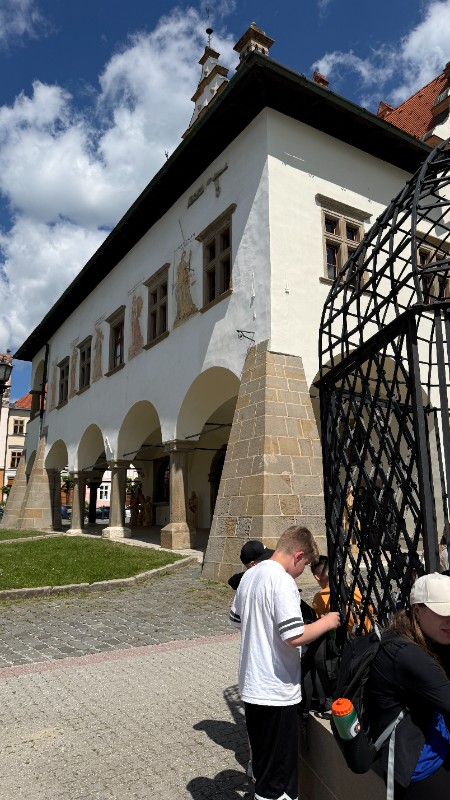 Návštěva partnerské školy Štefana Kluberta v Levoči Návštěva partnerské školy Štefana Kluberta v Levoči