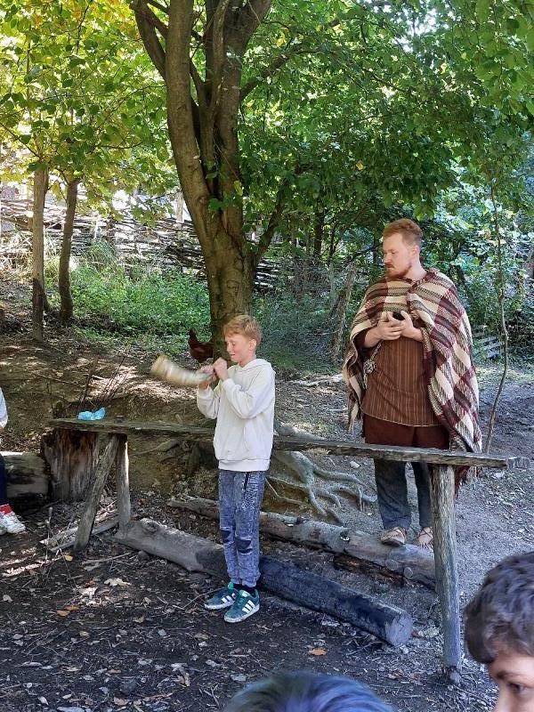 Dějepisná exkurze šesťáků na Křivolík Dějepisná exkurze šesťáků na Křivolík