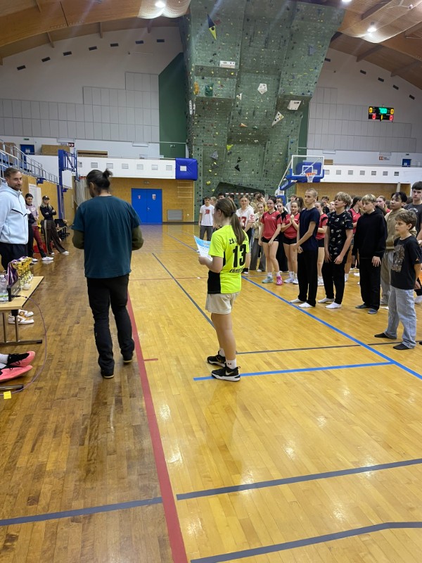 Třetí místo v okresním kole basketbalu Třetí místo v okresním kole basketbalu