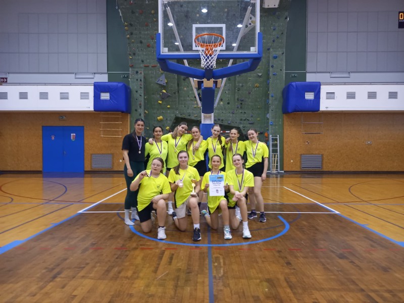Třetí místo v okresním kole basketbalu Třetí místo v okresním kole basketbalu