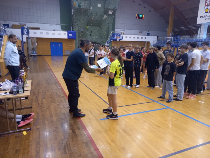 Třetí místo v okresním kole basketbalu Třetí místo v okresním kole basketbalu