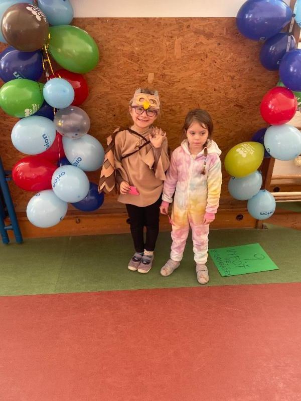 Karnevalový rej v družině Karnevalový rej v družině